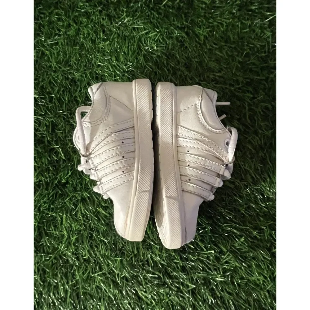 K-Swiss Classic Triple White Infant Baby‎ Casual Sneakers Shoes Size 4 1/2